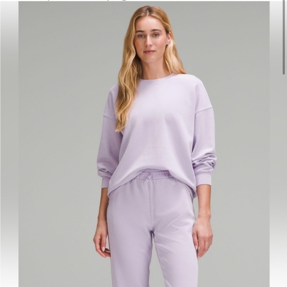 lululemon athleticaCrewneck Sweater Sofstreme Pullover lavender frost